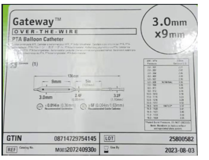 ʷ����stryker PTA���ҵ��� M0032072415150,M0032072415200,M0032072415220,M0032072415250,M0032072415270,M0032072415300