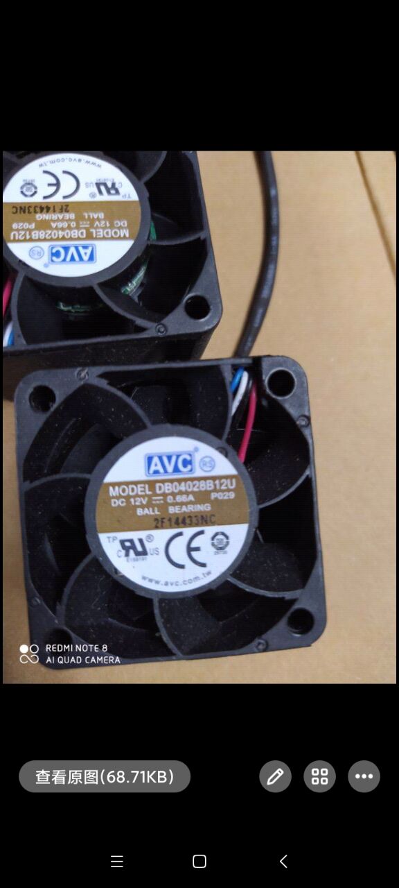 ȫ�� AVC DB04028B12U 4028 12V 0.66A 4���� 4��PWM ���������� 4��B3�ӿ�