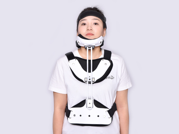 可调式头颈胸固定支具颈椎支架头部固定器躯干固定矫形器