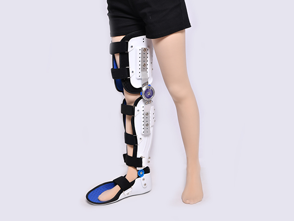 可调膝踝足固定支具 大腿下肢支具 膝关节固定支具 膝踝足矫形器