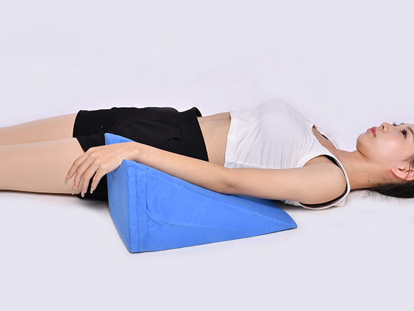 上肢垫胳膊抬高垫手臂前臂海绵三角垫翻身体位垫胳膊骨折康复垫