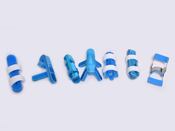 手指骨折固定夹板指关节弯曲变形矫正器医用