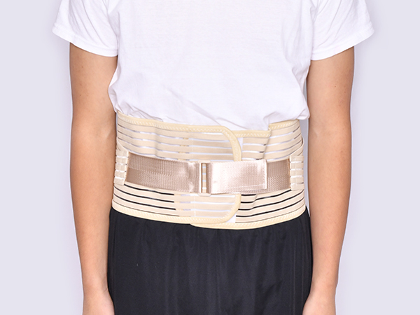 全弹透气型腰围固定带 透气兜护腰 腰部支撑护腰带 收腹腰封
