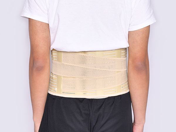全弹力腰椎医用固定带 弹力腰围护具贴身舒适网格透气型运 动护腰