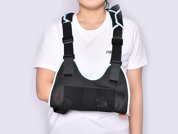 网状透气前臂吊带 可调节肩颈腕托带 手臂固定带 夏季