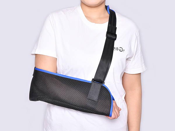 网状透气前臂吊带 可调节肩颈腕托带 手臂固定带 夏季
