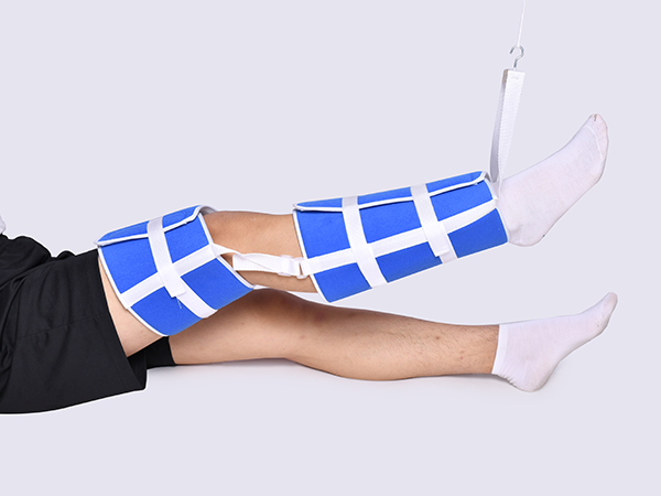 下肢牵引带大腿小腿膝盖髌骨踝部骨折拉伸牵引器骨折下拉固定带