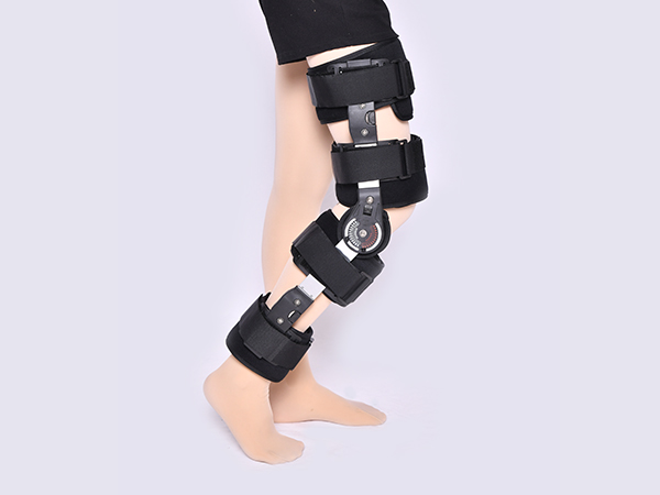 可调节膝关节固定支具膝盖活动固定器髌骨股骨骨折术后下肢护具